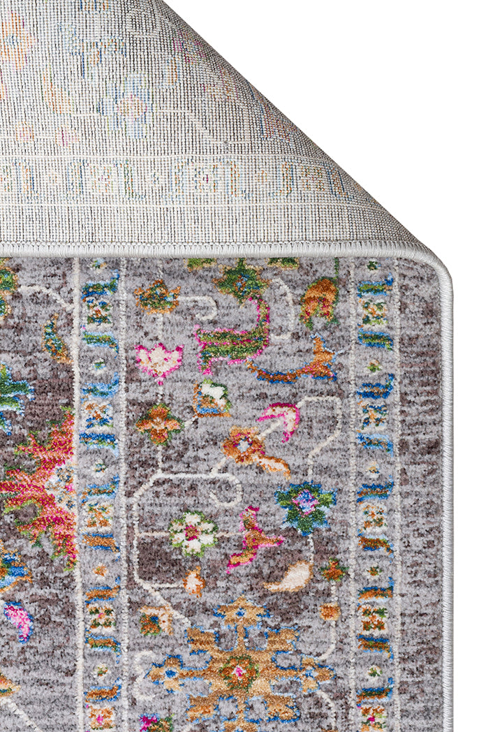 Sofia SOF 04 Multy - Etnik Renkli El Dokuma Uşak Halı Desenlerine Sahip Makine Halısı